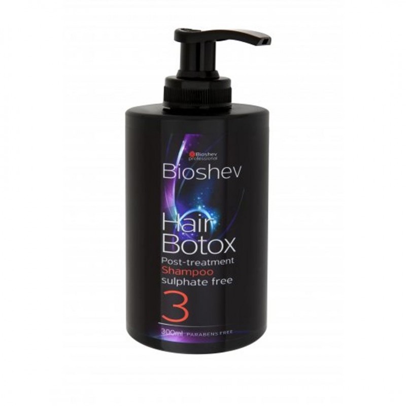 Bioshev Botox Post-Treatment Shampoo Suflate Free No3  300ml 