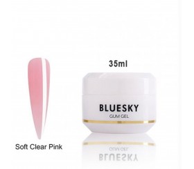 Gum Gel Soft Clear Pink Bluesky 35gr (Διάφανο ροζ)